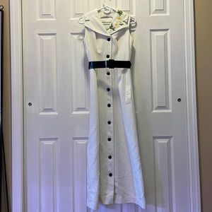 Vintage Sundress with Daises and Open Back